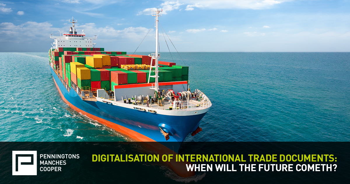 Digitalisation Of International Trade Documents When Will The Future   Digitalisation Of International Trade Documents When Will The Future Cometh 2 